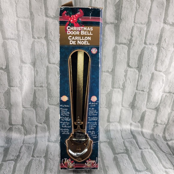 VTG 1997 Gemmy Industries Electronic CHRISTMAS Singing Doorbell Door Knocker 28” - Picture 7 of 11
